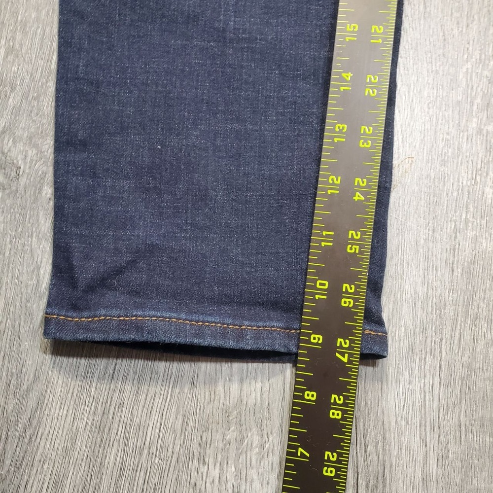 Chicos So Slimming Girlfriend Slim Leg Ankle Jeans Dark Wash Stretch Womens 4/SM - Picture 10 of 15